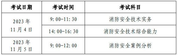 万博ManBetX2023年北京一级消防工程师考试考务工作通知(图2)